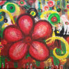 Blooming Red painting by Kristy Lewellen