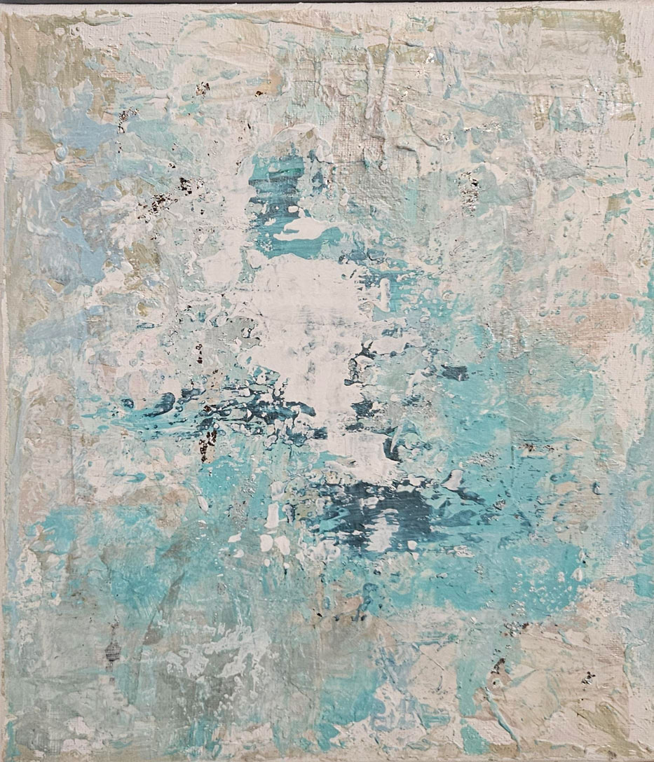 Beach Vibes — original acrylic painting by Kristy Lewellen