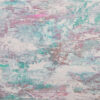 Summer Haze original 9x12 textured acrylic abstract painting in soft pink, mint green and cream by Kristy Lewellen